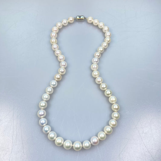 10-11mm White Freshwater High quality Pearl Necklace - AAA Quality