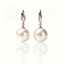 AAAAA Real Freshwater Pearl Earrings, S925 Sterling Silver, Cat's paw earrings