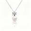 AAAAA Freshwater Pearl Pendant, S925 Sterling Silver adjustable Chain, Hexagram pendant