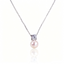 AAAAA Freshwater Pearl Pendant, S925 Sterling Silver adjustable Chain, sterling silver pendant necklace