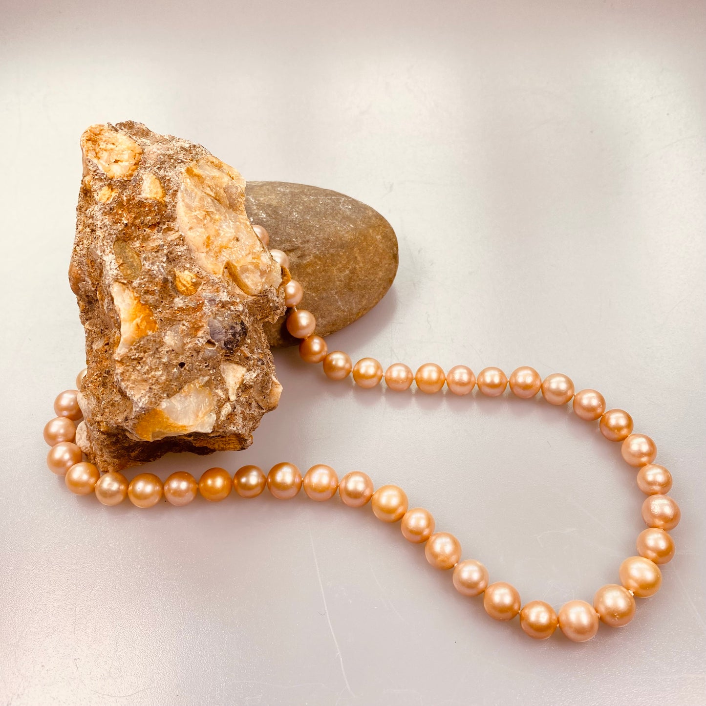 7.0-7.5mm Freshwater Multicolor Pearl Necklace - AAA Quality