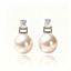 AAAAA Real Freshwater Pearl Earrings, S925 Sterling Silver, Classic style earrings