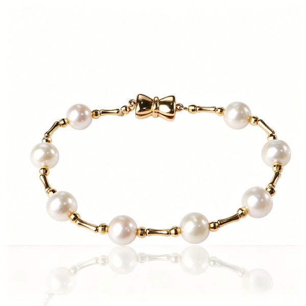 8.5mm AAA Freshwater Pearl Bracelet,S925 Silver Bracelet, Pearl Wedding Jewelry