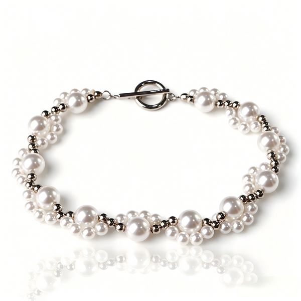 CatPaws AAA Freshwater Pearl Bracelet,S925 Silver Bracelet, Pearl Wedding Jewelry