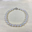 6.5mm White Freshwater Pearl Bracelet - AAA Quality-handmade pearl bracelet-S925 Silver clasps - Wedding gift