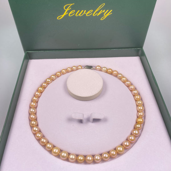 7.0-7.5mm Freshwater Multicolor Pearl Necklace - AAA Quality