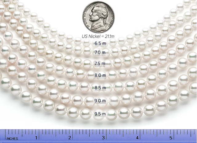 7.0-7.5mm Freshwater Multicolor Pearl Necklace - AAA Quality