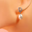 AAAAA Round Real Freshwater Pearl Stud Earrings, Gilding S925 Sterling Silver